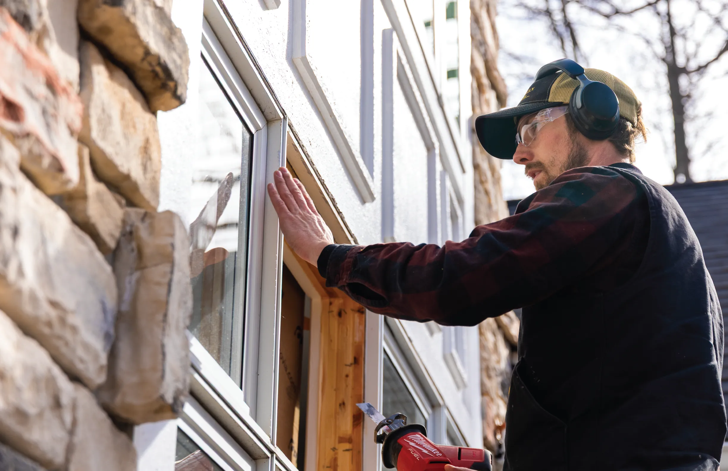 outside installation of window